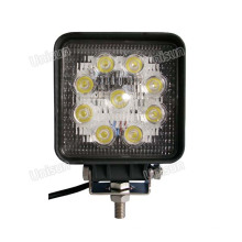 Luz cuadrada de trabajo LED 9-32V 5 &quot;27W